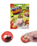Антистрес играчка Toi Toys - Топка с насекоми и кръв