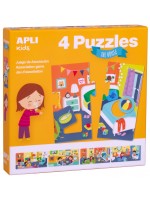 Асоциативна игра-пъзел APLI - В къщи