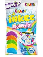 Ароматна бомбичка за баня Craze Inkee - Разноцветна дъга, aсортимент