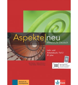 Aspekte neu B1 plus Lehr-und Arbeitsbuch Teil 2 mit CD