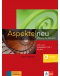 Aspekte neu - B1 plus: Lehr- und Arbeitsbuch mit Audios, Teil 1, Hybride Ausgabe / Немски език - ниво B1+: Учебник с учебна тетрадка + Аудио + Код,  част 1