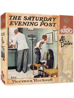 Пъзел Master Pieces от 1000 части - При лекаря, Норман Рокуел