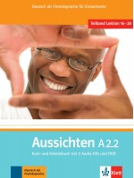Aussichten A2.2 Kurs- und Arbeitsbuch mit 2 Audio-CDs und DVD