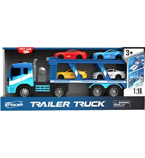 Автовоз с коли Felyx Toys - Light Striker, 1:16, със звукови и светлинни ефекти