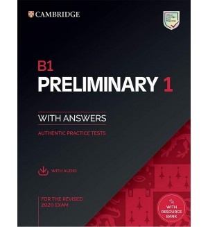B1 Preliminary 1 for the Revised 2020 Exam Student's Book with Answers with Audio with Resource Bank