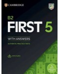 B2 First 5: Student's Book with Answers with Audio with Resource Bank / Английски език: Изпитни материали с отговори + аудио