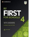 B2 First for Schools 4. Student's Book with answers, with audio, with resource bank