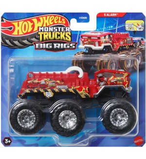 Бъги Hot Wheels Monster Trucks - 5 Alarm, 1:64