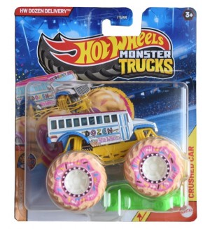 Бъги Hot Wheels Monster Trucks - Dozen Delivery, 1:64