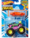 Бъги Hot Wheels Monster Trucks - Radger dodger, с количка