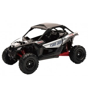 Бъги Newray - CAN-AM Maverick X3, чернo/сребристо, 1:18