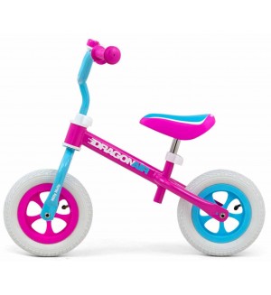 Балансиращо колело Milly Mally - Dragon Air, Синьо и розово