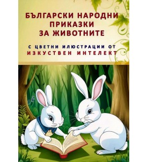 Български народни приказки за животните с цветни илюстрации от изкуствен интелект