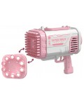 Базука с балончета Yifeng - Bubble Gun Outer Space, розова
