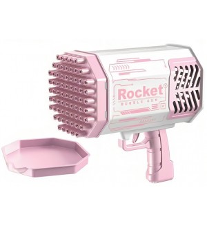 Базука с балончета Yifeng - Bubble Gun Rocket, розова