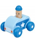 Бебешка играчка Lelin - Количка, със звук Бийп, синя