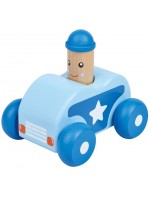 Бебешка играчка Lelin - Количка, със звук Бийп, синя