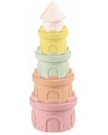 Бебешка гумена кула за редене Raya Toys - Замък от 5 части