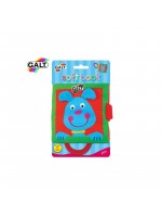 Бебешка играчка Galt - Мека книжка с дръжка, домашни животни