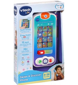 Бебешка играчка Vtech - Интерактивен телефон (на английски език)