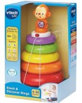 Бебешка играчка Vtech - Интерактивни рингове за нанизване (на английски език)