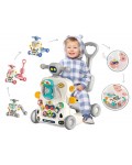 Бебешка играчка за бутане 6 в 1  Chipolino - Multi, интерактивна, сива