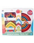 Бебешки игрален комплект 3 в 1 Raya Toys - Фигури за редене 