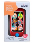 Бебешки музикален телефон Raya Toys - Kaichi, червен