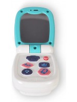 Бебешки музикална играчка Moni Toys - Телефон, зелен