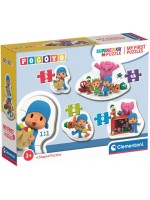 Бебешки пъзел Clementoni 4 в 1 - Моите първи Pocoyo пъзели 