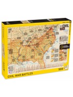 Пъзел New York Puzzle от 500 части - Битки от Гражданската война