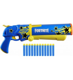 Бластер Nerf Fortnite - Half Tone Hero, с 12 стрели