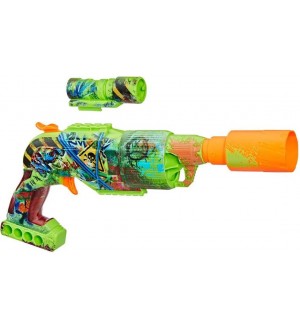 Бластер Nerf Zombie - Driller, с 16 стрели