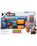 Бластер Zuru X Shot - Skins Sonic, 12 стрели, Асортимент