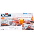 Бластер Zuru X Shot Skins - Specter, с барабан с 16 меки стрели 