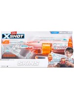 Бластер Zuru X Shot Skins - Specter, с барабан с 16 меки стрели 