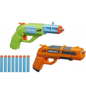 Бластери Hasbro Nerf - Roblox Jailbreak Armory, 2 броя, с 10 стрели
