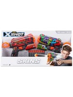 Бластери Zuru X Shot Skins - Flux, с 16 стрели, 2 броя