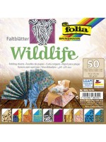 Блокче с цветни хартии за оригами Folia - Дивата природа