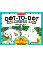 Блокче за оцветяване с точки Melissa & Doug - Диви животни