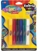 Боички за текстил Colorino Creative - 6 цвята х 10.5 мл