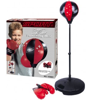 Боксова круша King Sport, 120 cm, с ръкавици Боксова круша King Sport, 120 cm, с ръкавици