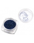Брокатен блестящ прах Ем Арт - Тъмносин, 0.2 mm (Вариант 2)