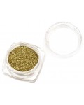 Брокатен блестящ прах Ем Арт - Златист, 0.2 mm (Вариант 1)