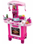 Детска индукционна кухня Buba - С чайник, розова