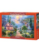Пъзел Castorland от 1500 части - Крайбрежен живот