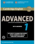 Cambridge English Advanced 1 for Revised Exam from 2015 Student's Book Pack (Student's Book with Answers and Audio CDs (2))
