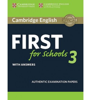 Cambridge English First for Schools 3 Student's Book with Answers