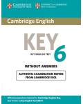Cambridge English Key 6 Student's Book without Answers