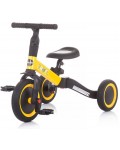Триколка/ балансно колело Chipolino 2 в 1 Смарти - Черно и жълто